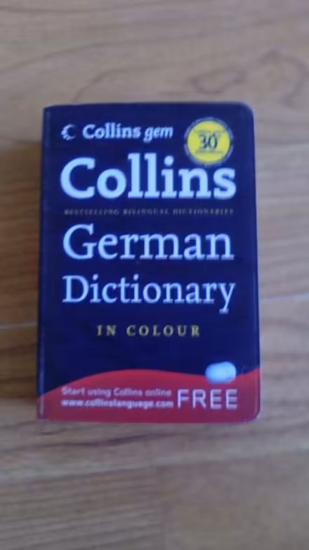 Photo of free Pocket German Dictionary L35 (Whiston L35) #1