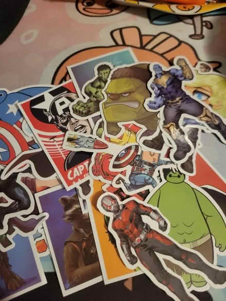 Photo of free Assorted marvel stickers (LES) #1