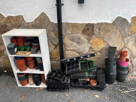 Photo of free Plant pots and shelf (Killinghall HG3) #1