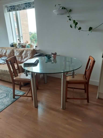 Photo of free Glass table (foldable) (Southville BS3) #1