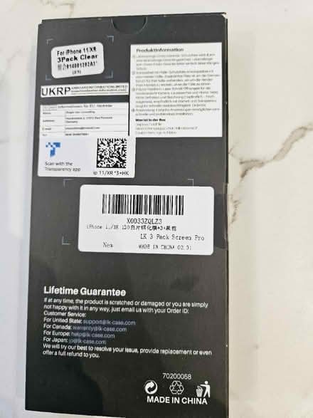 Photo of free Glass protector for iPhone 11 (Mississauga, Clarkson) #2