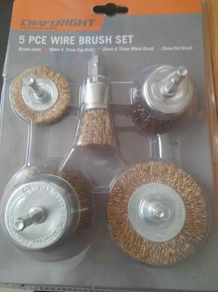 Photo of free Drill wire brush set (GL4) #1