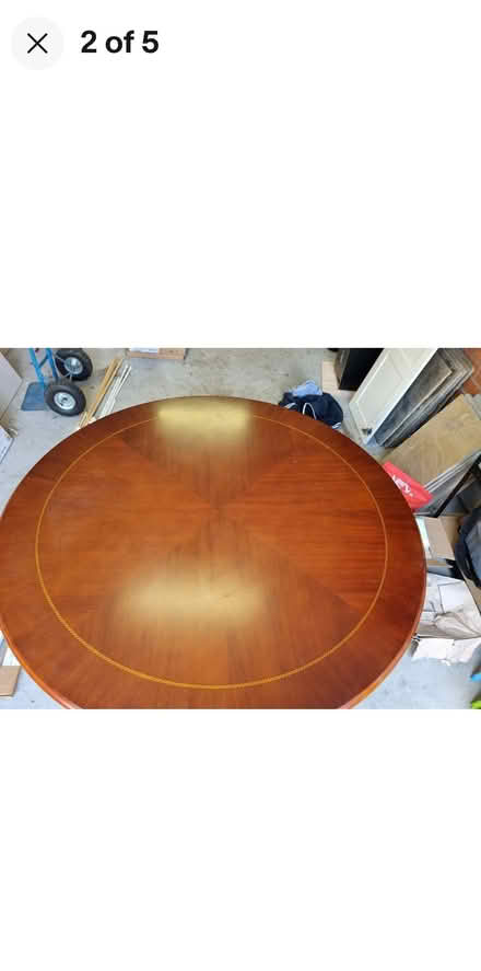 Photo of free Dining table dark brown (Ashfield) #1