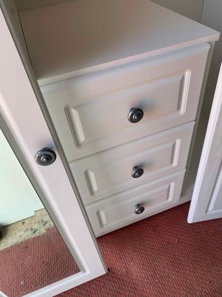 Photo of free Small white wardrobe (Wheathampstead AL4) #2