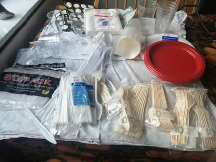 Photo of free Disposable cutlery and crockery (Saddleworth, OL3) #1