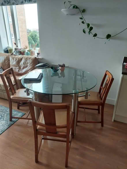 Photo of free Glass table (foldable) (Southville BS3) #3