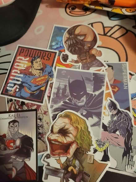 Photo of free Assorted DC stickers (LES) #1