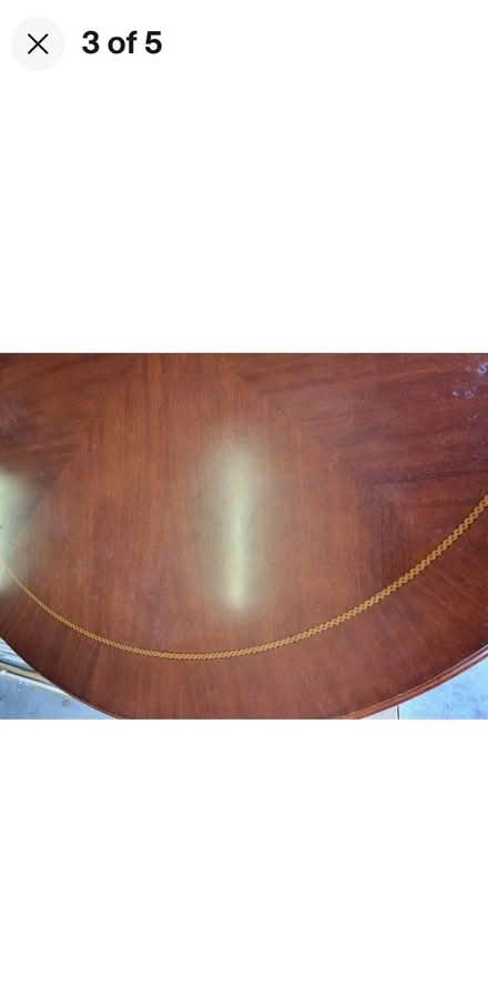 Photo of free Dining table dark brown (Ashfield) #3