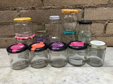 Photo of free clean glass jars with lids (16th & Addison, center city) #1