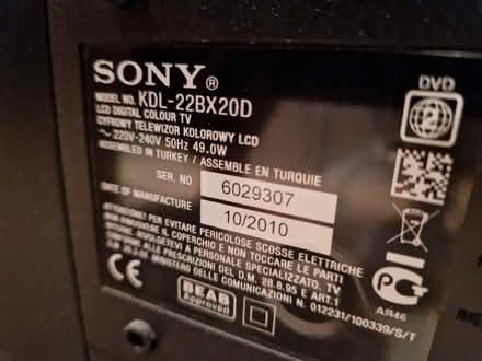Photo of free sony tv (Tooting SW17) #1