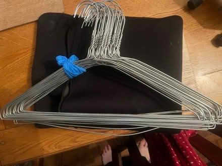 Photo of free Galvanised metal clothes hangers (Clee hill) #1