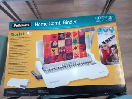 Photo of free Fellowes Starlet 90 A4 Home Comb Binding Machine (Racecourse) #4