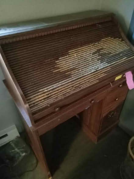 Photo of free Wooden roll top desk (Everson) #1
