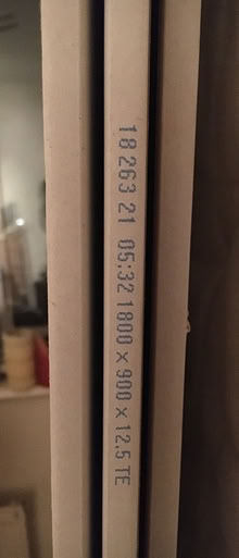 Photo of free 3 x wallboard plasterboard (Finchley N3) #1