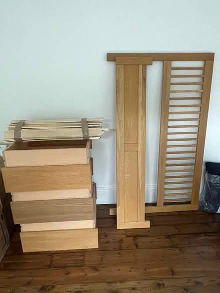 Photo of free Wood king size bed frame (N6) #1