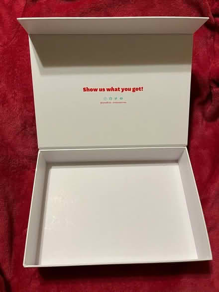 Photo of free Cardboard box with magnetic closure (Dallas, Hickory Gap area) #2