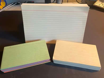 Photo of free Recipe/Index Cards (Plano near Custer and Parker) #1