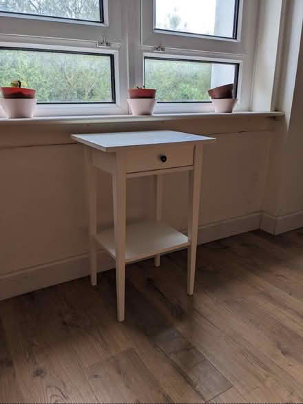 Photo of free White IKEA bedside table (Haghill G31) #1