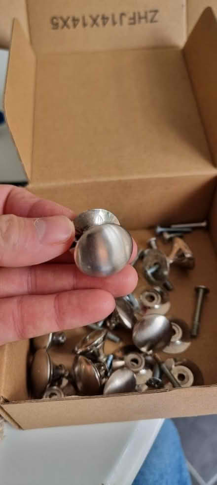 Photo of free Cupboard/Drawer Knobs x12 (Barry CF62) #1