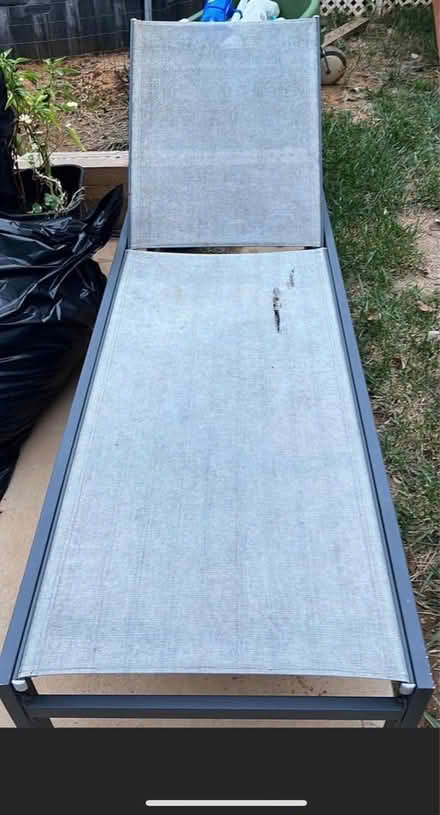 Photo of free Lounge chair (Charlottesville off locust) #1