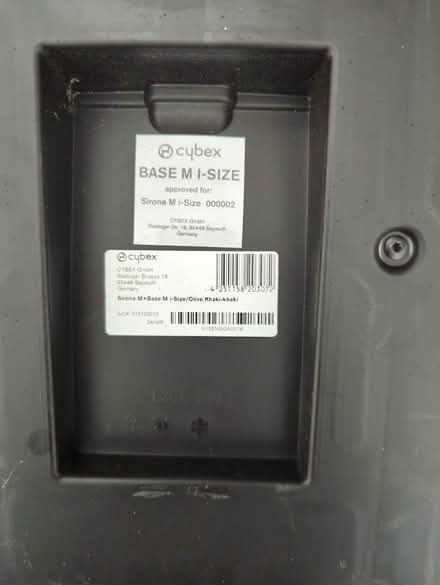 Photo of free Car seat base (Beckley OX3) #2