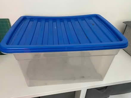Photo of free Plastic Storage Box with Lid (Malvern WR14) #1