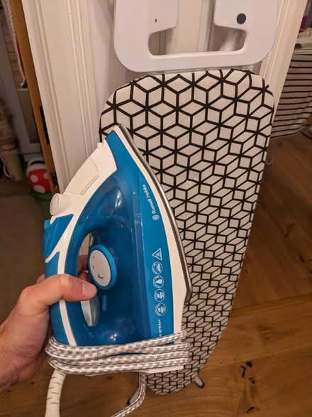 Photo of free Russel Hobbs iron & ironing board (Withington M20) #1