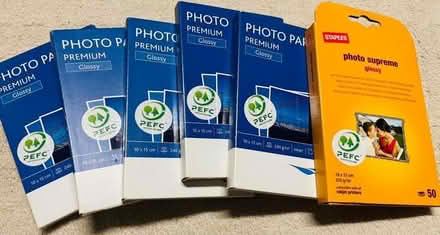 Photo of free 6 Packs of Photo Paper New Unopened (Rose Grove BB12) #1