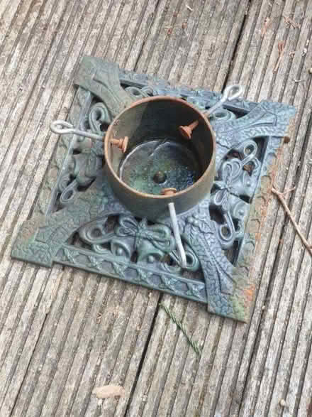 Photo of free Cast Iron Christmas Tree Holder (New Malden KT3) #1