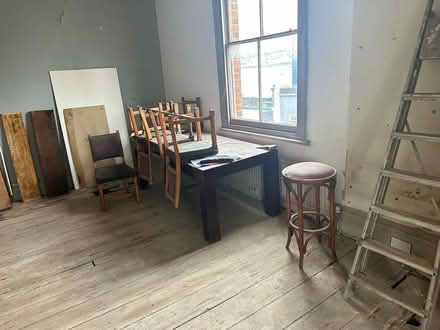 Photo of free Large solid wood table (Nottinghill) #3