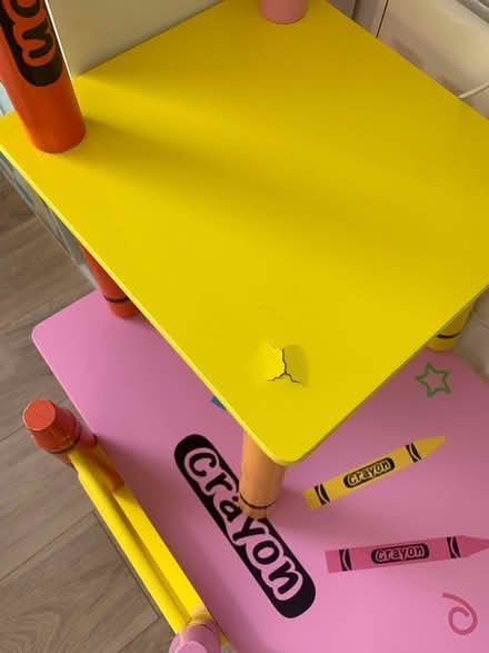 Photo of free Crayon toddlers table and chairs (Redruth) #3