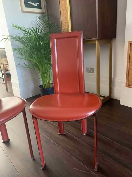 Photo of free Four leather dining chairs - Cattelan Italia (High St Ken W8) #2