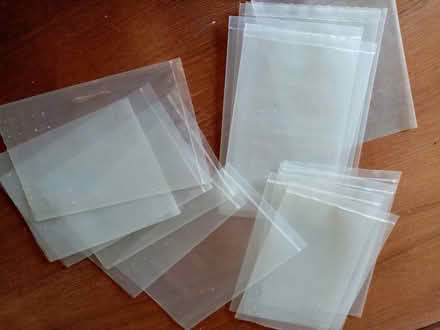 Photo of free 15 x clear plastic pockets (Emsworth PO10) #1