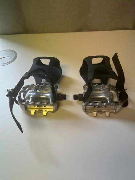 Photo of free Bicycle pedals with toe clips. (Hove BN3) #2