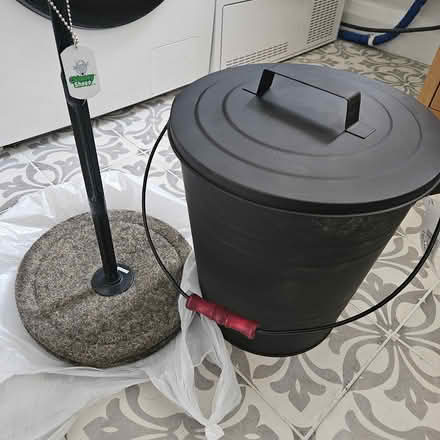 Photo of free Flue draught excluder & ash bucket (Dublin15 Carpenterstown) #1
