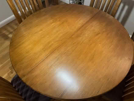 Photo of free Extending table and chairs (Hollins Green WA3) #1