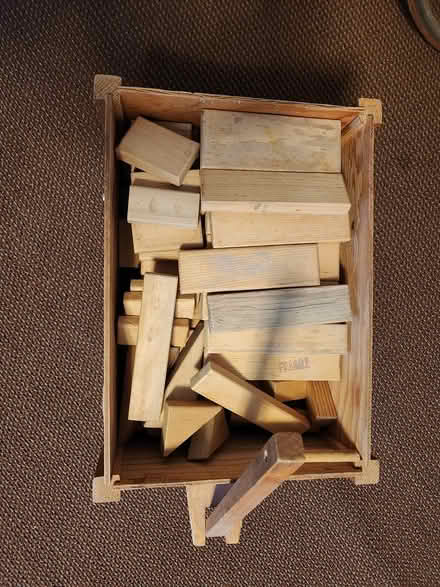Photo of free Child's wood building blocks (Woodacre) #2