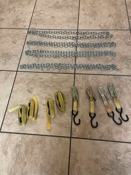 Photo of free Trailer straps (Cary, near Cary High School) #1