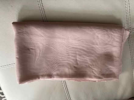 Photo of free 2.4 metres lightweight pink fabric (Apsley End SG5) #1