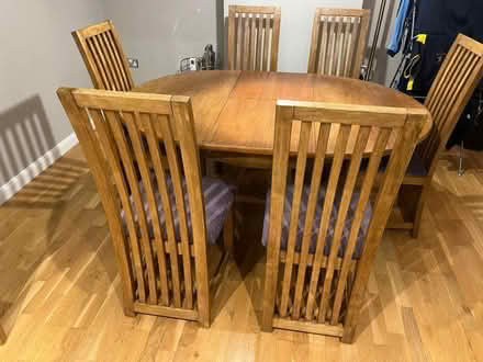 Photo of free Extending table and chairs (Hollins Green WA3) #3