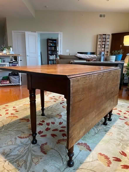 Photo of free Antique gateleg table (Carlyle) #3
