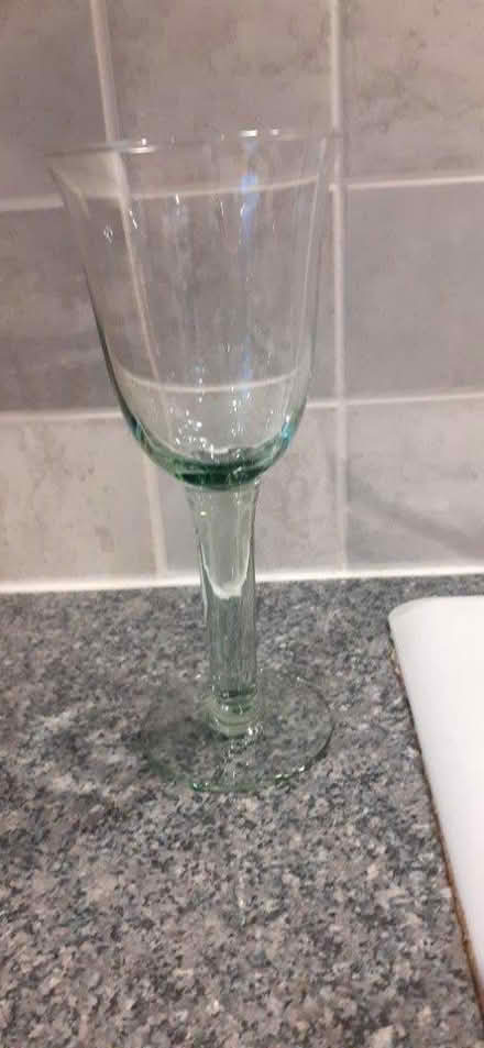 Photo of Recycled Green Glass Wine Glasses (Mansfield NG19) #1