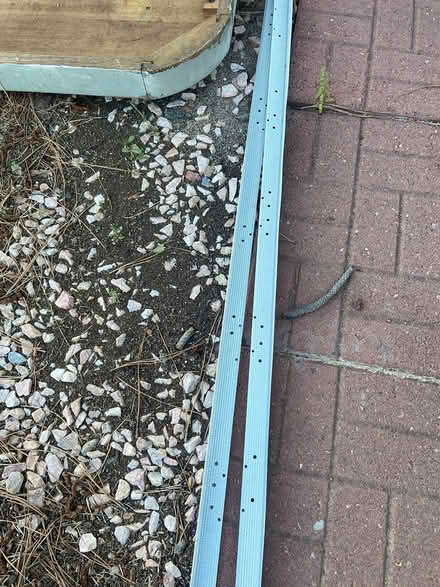 Photo of free 2 strips metal corner trim (San Antonio/Wyoming) #2