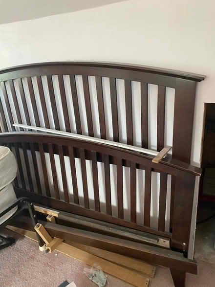 Photo of free Queen size bed frame (Succasunna) #1