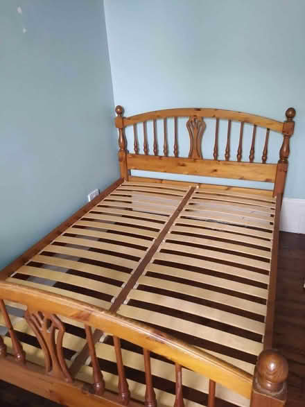 Photo of free Double Bed Frame (Woodlands G4) #1