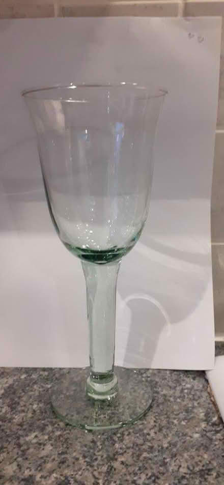 Photo of Recycled Green Glass Wine Glasses (Mansfield NG19) #4