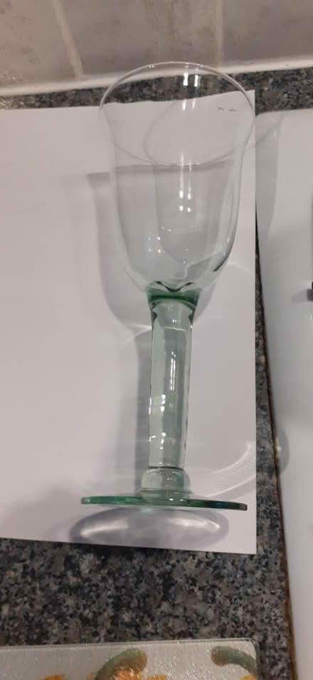 Photo of Recycled Green Glass Wine Glasses (Mansfield NG19) #3