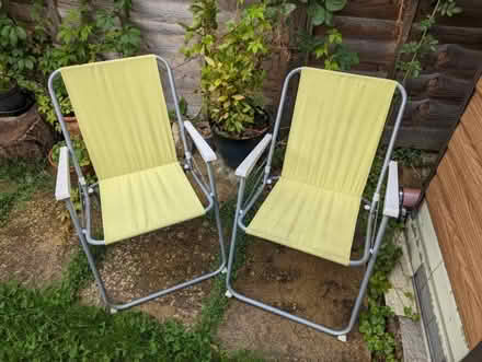 Photo of free Folding garden chairs (Town Furze OX3) #2