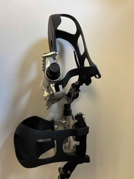 Photo of free Bicycle pedals with toe clips. (Hove BN3) #1