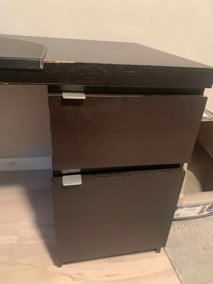 Photo of free IKEA desk and office chair (East Petaluma) #1